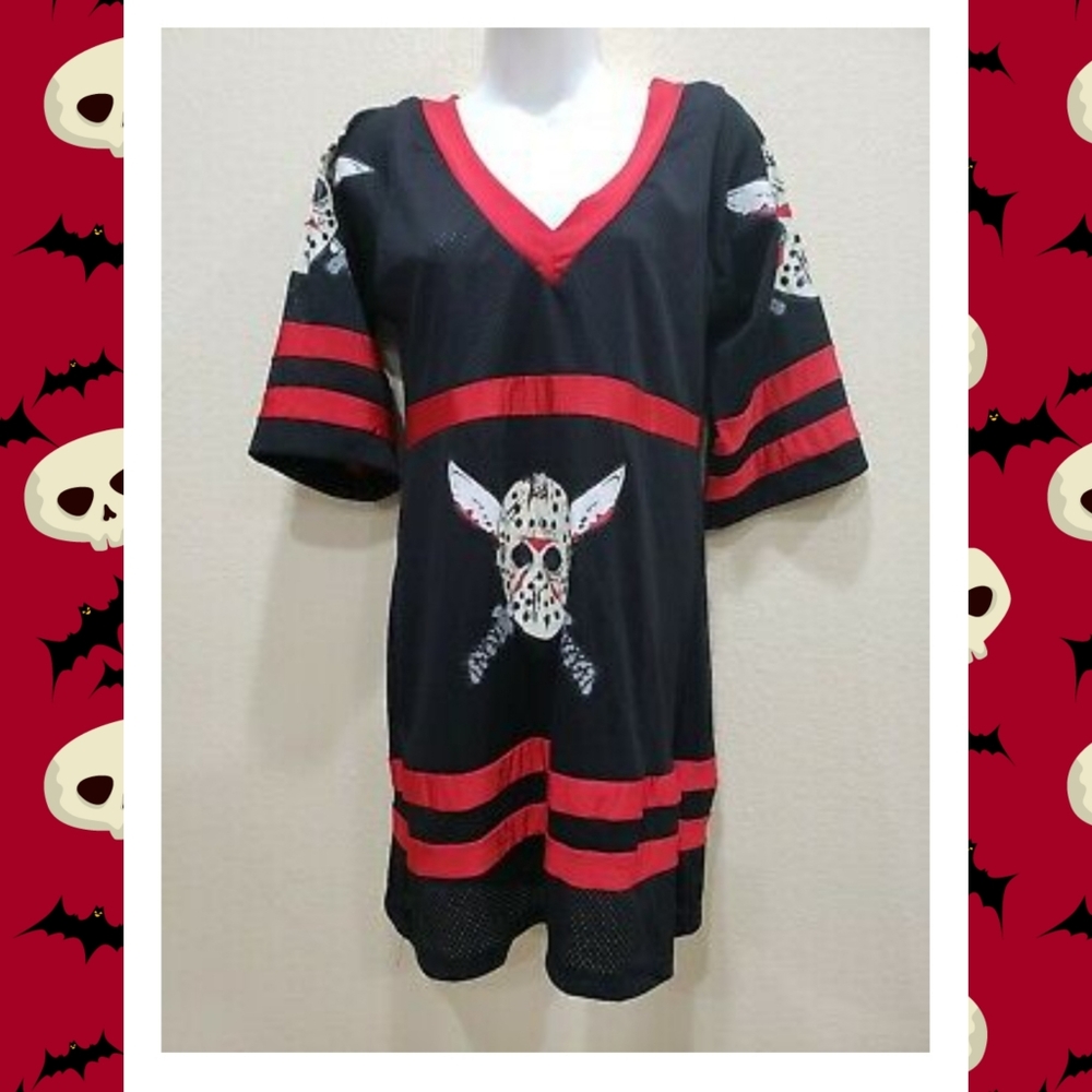 Rubies Jason Voorhees jersey dress costume sz smal